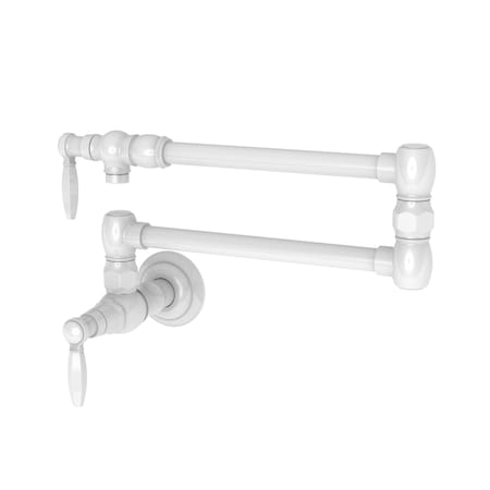 Newport Brass Pot Filler, Wall Mount in White 1200-5503/50